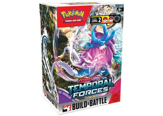 POKEMON SCARLET AND VIOLET TEMPORAL FORCES BUILD AND BATTLE BOX