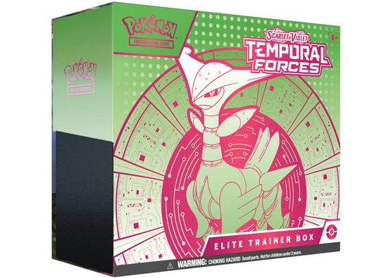 POKEMON SCARLET AND VIOLET TEMPORAL FORCES IRON LEAVES ELITE TRAINER BOX
