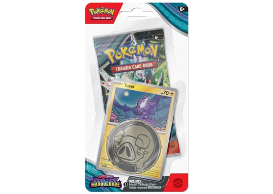 POKEMON SCARLET AND VIOLET TWILIGHT MASQUERADE TOXEL CHECKLANE BLISTER