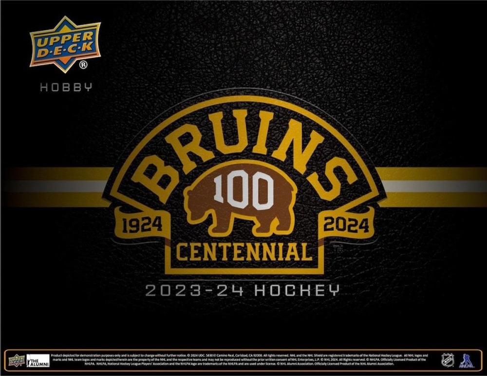 2023-24 Upper Deck Boston Bruins Centennial Hockey Hobby Box
