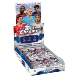 2023-24 Topps Chrome UEFA Club Competitions Soccer Hobby Box