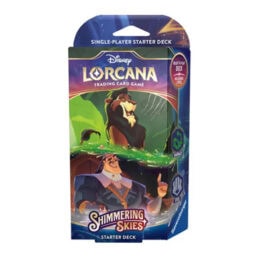 Disney Lorcana: Shimmering Skies Emerald & Steel Starter Deck