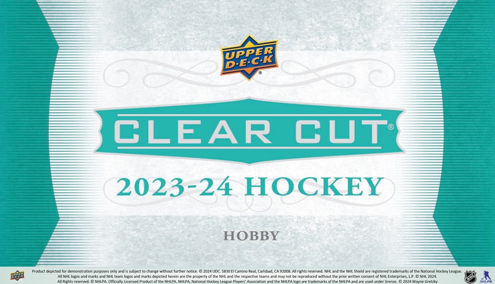 2023-24 Upper Deck Clear Cut Hockey Hobby Box