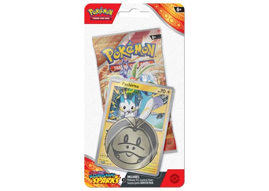 Pokemon Scarlet and Violet Surging Sparks Pachirisu Checklane Blister