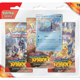 Pokemon Scarlet and Violet Surging Sparks Quagsire 3 Pack Blister