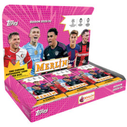 2023-24 Topps Chrome UEFA Club Competitions Merlin Soccer Hobby Box