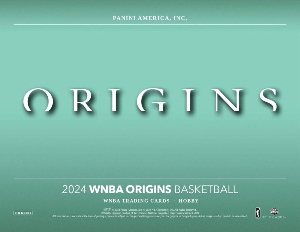 2024 PANINI WNBA ORIGINS BASKETBALL HOBBY BOX Breakaway Sports Cards