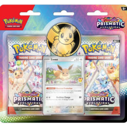 Pokemon Scarlet and Violet Prismatic Evolutions Eevee 2 Pack Blister