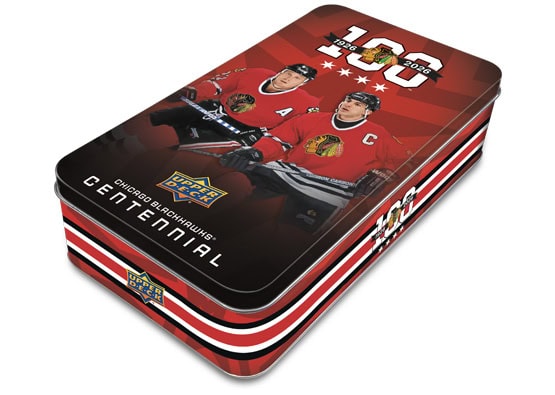 2025-26 UPPER DECK CHICAGO BLACKHAWKS CENTENNIAL HOCKEY HOBBY BOX