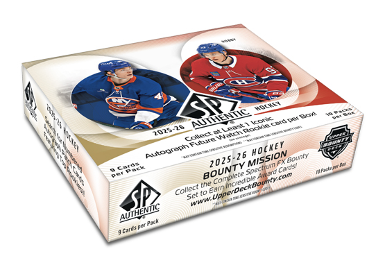 2025-26 UPPER DECK SP AUTHENTIC HOCKEY HOBBY BOX