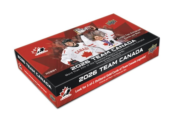 2026 UPPER DECK TEAM CANADA HOCKEY HOBBY BOX