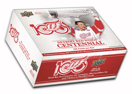 2025-26 UPPER DECK DETROIT RED WINGS CENTENNIAL BOX SET