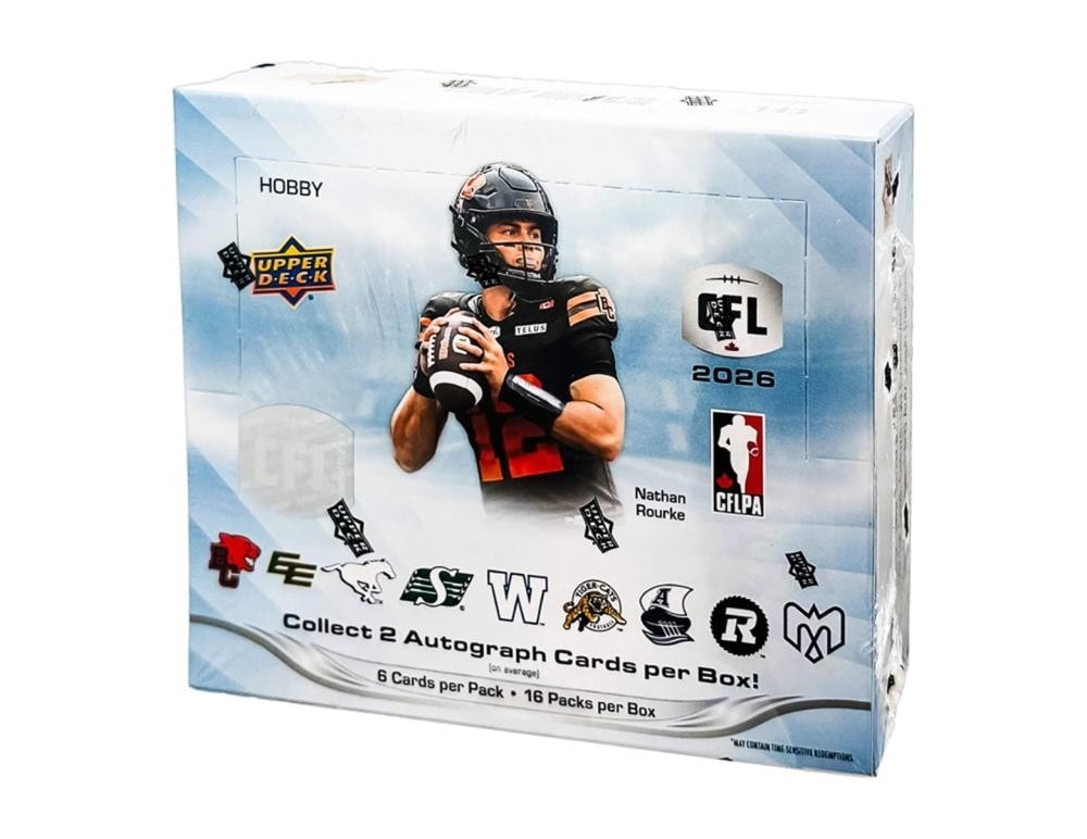 2026 Upper Deck CFL Football Hobby Box