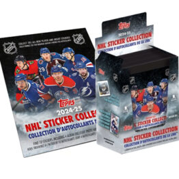 2024-25 Topps NHL Hockey Sticker Box and Album Combo