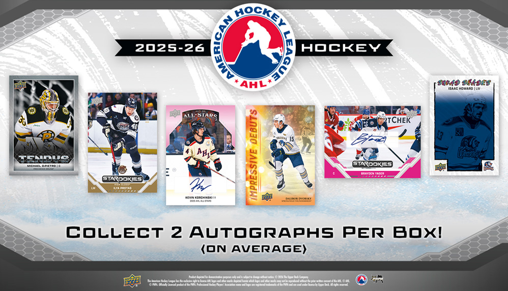 2025-26 Upper Deck AHL Hockey Hobby Box