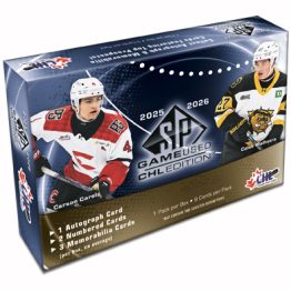 2025-26 Upper Deck CHL SP Game Used Hockey Hobby Box