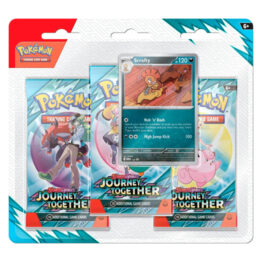 Pokemon Scarlet and Violet Journey Together Scrafty 3 Pack Blister