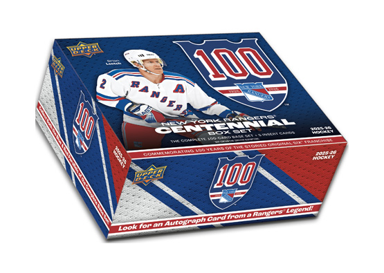 2025-26 Upper Deck New York Rangers Centennial Box Set