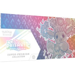 Pokemon Scarlet and Violet Prismatic Evolutions Super Premium Collection Box