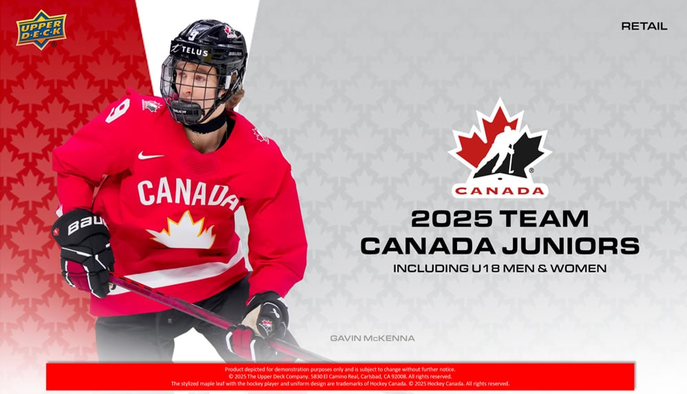 2025 Upper Deck Team Canada Juniors Hockey Blaster Box