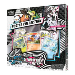 Pokemon Scarlet and Violet Black Bolt & White Flare Unova Poster Collection Box