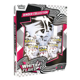 Pokemon Scarlet and Violet White Flare Binder Collection Box
