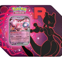 Pokémon Mewtwo Team Rocket ex Tin
