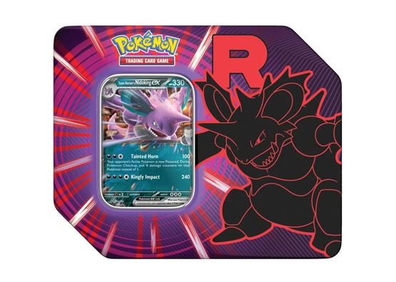 Team Rocket Nidoking Tin Pokémon Nidoking Team Rocket ex Tin