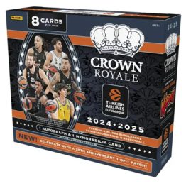 2024-25 Panini Crown Royale Euroleague Basketball Hobby Box
