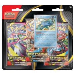Pokemon Mega Evolution Golduck 3 Pack Blister
