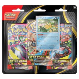 Pokemon Mega Evolution Psyduck 3 Pack Blister