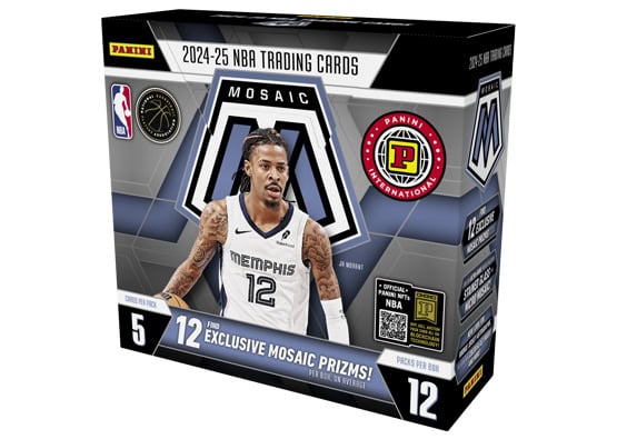 2024-25 Panini Mosaic Basketball Hobby International Box Image 2024-25 Panini Mosaic Basketball Hobby International Box