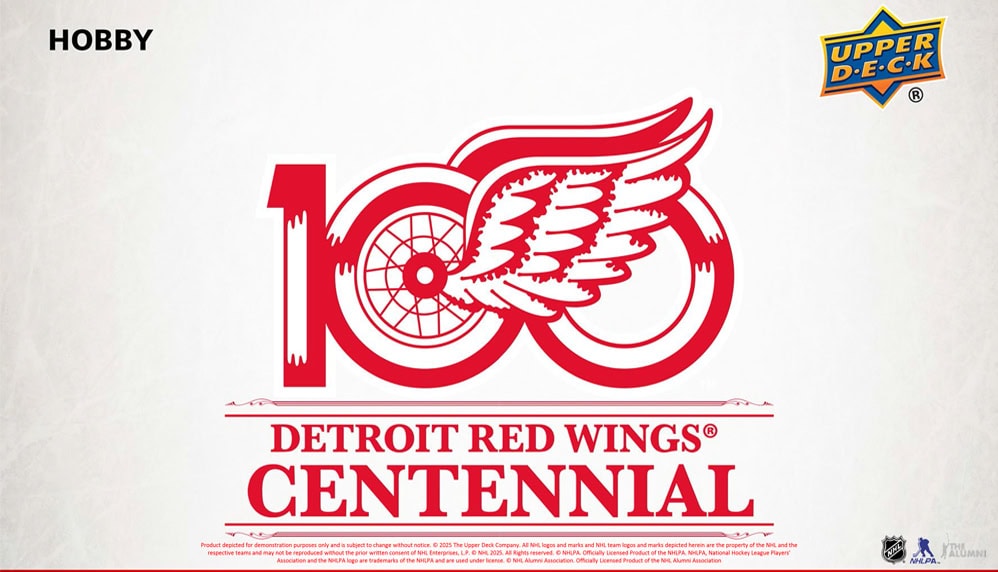 thumbnail image 2 of 2025/26 Upper Deck Detroit Red Wings 100 Years Centennial Hockey Box Set 2 of 14