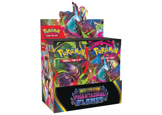 Phantasmal Flames Booster Box Image Pokemon Mega Evolution Phantasmal Flames Booster Box