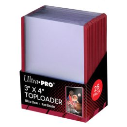 Ultra Pro Red Border Toploaders