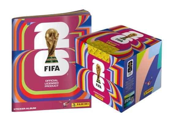 2026 Panini World Cup Sticker Combo 2026 Panini World Cup Soccer Sticker Box and Album Combo
