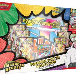 Pokemon Mega Evolution Ascended Heroes Mega Gardevoir Premium Poster Collection Box