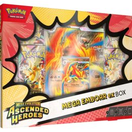 Pokemon Mega Evolution Ascended Heroes Mega Emboar ex Box
