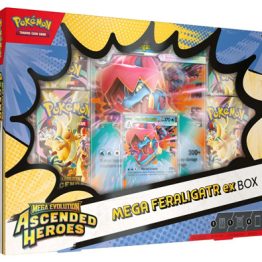 Pokemon Mega Evolution Ascended Heroes Mega Feraligatr ex Box
