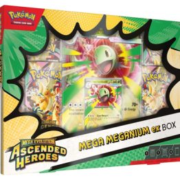 Pokemon Mega Evolution Ascended Heroes Mega Meganium ex Box