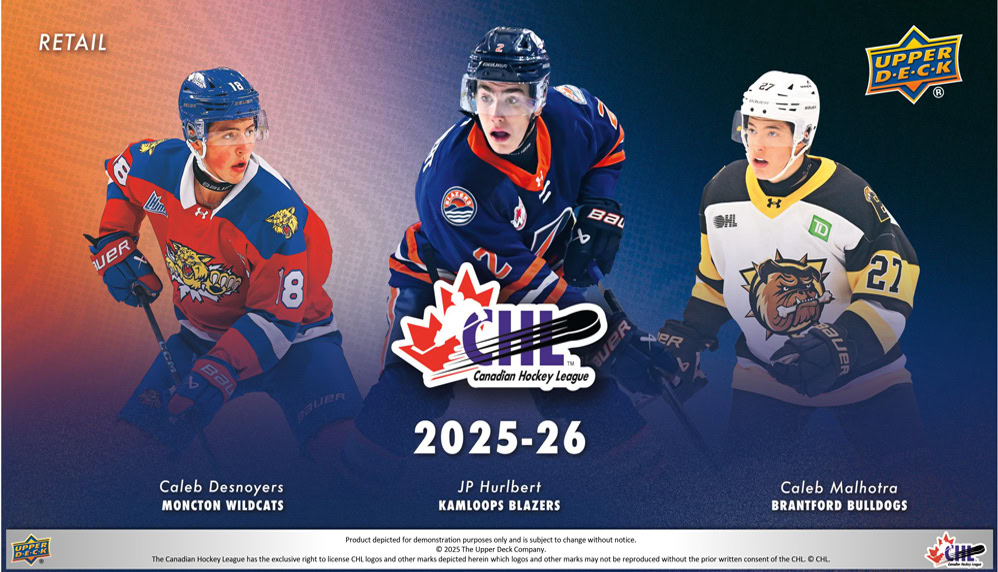 2025-26 Upper Deck CHL Hockey Blaster Box