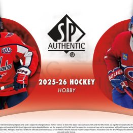 2025-26 Upper Deck SP Authentic Hockey Hobby Box