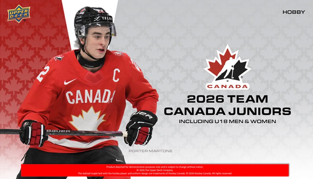 2026 Upper Deck Team Canada Juniors Hockey Hobby Box