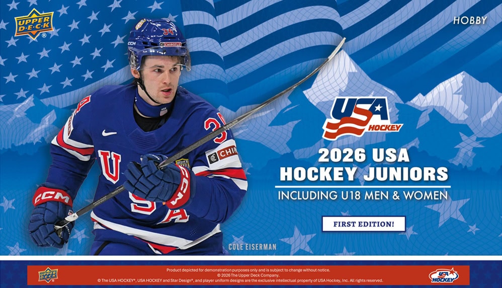 2026 Upper Deck Team USA Juniors Hockey Hobby Box