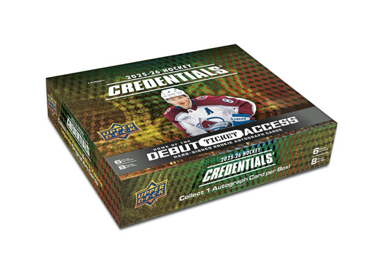 2025-26 Upper Deck Credentials Hockey Hobby Box