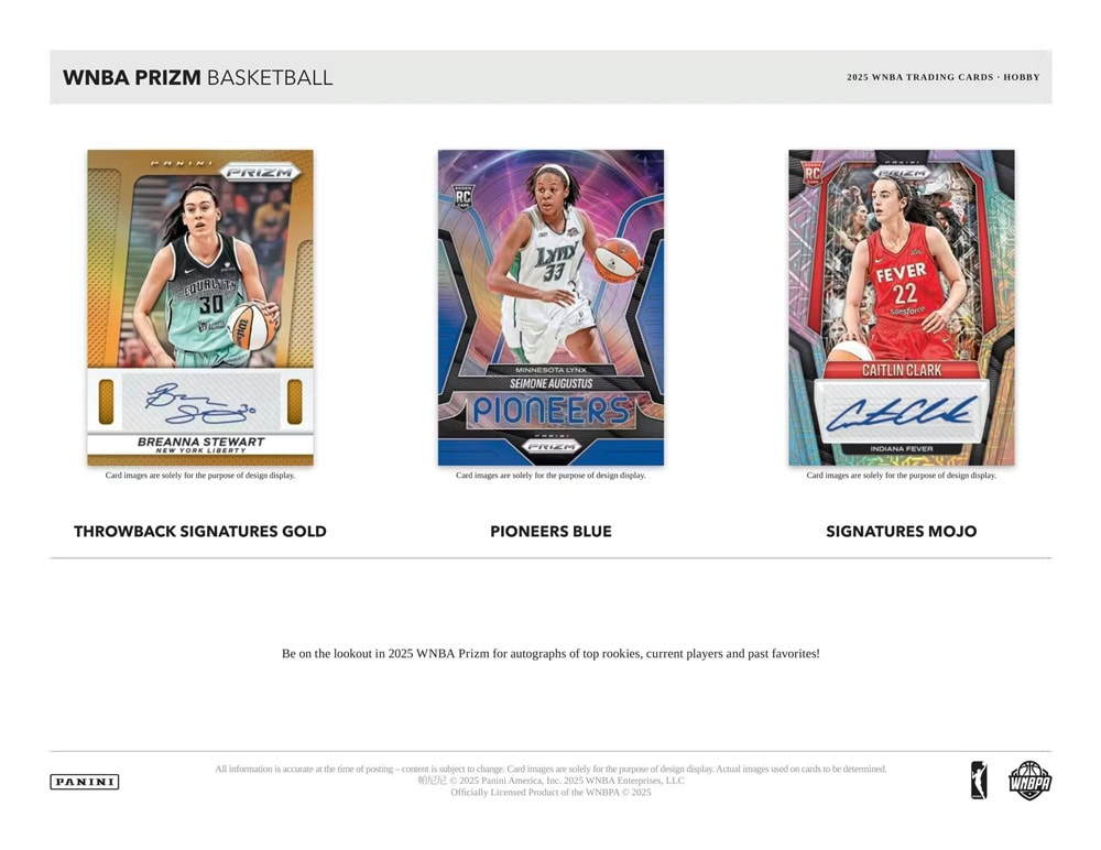 25 WNBA Prizm Hobby 3