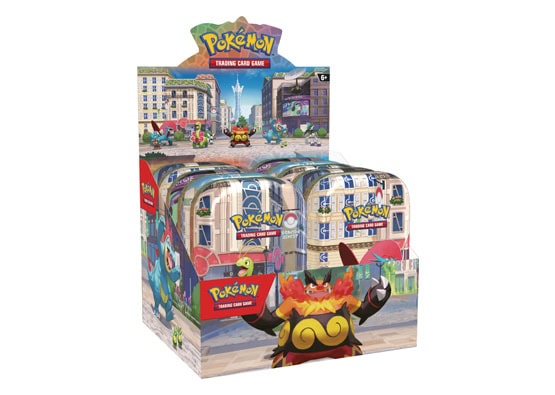 Pokemon Lumiose City Mini Tin Display Image Pokemon Lumiose City Mini Tin Display