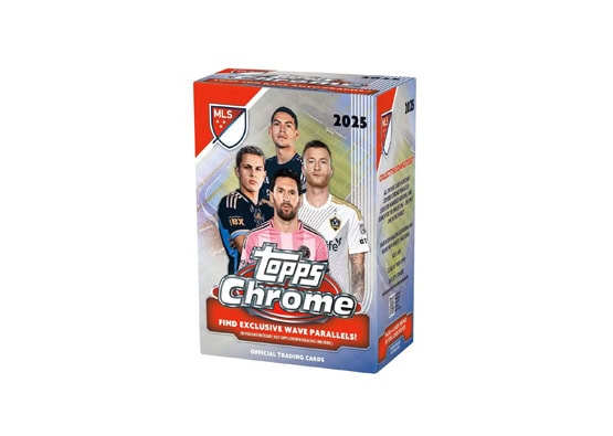 2025 Topps Chrome MLS Soccer Blaster Box Image 2025 Topps Chrome MLS Soccer Blaster Box