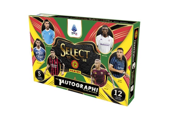 2025-26 Panini Select Serie A Soccer Hobby International Box