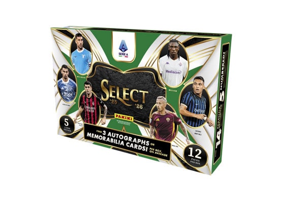 2025-26 Panini Select Serie A Soccer Hobby Box